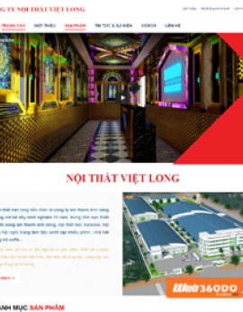 Thiết Kế Website Nội Thất việt long