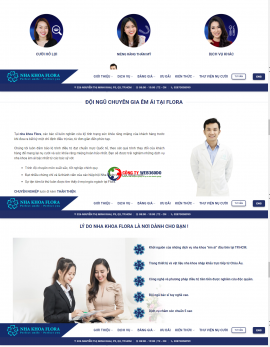 Thiết kế Website phòng khám nha khoa chuyên nghiệp