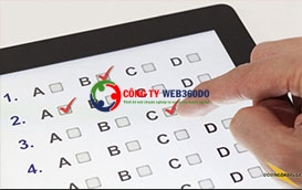Module tổ chức thi trắc nghiệm khảo sát