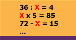 picture of tìm x : các bài toán cơ bản (dạng 1)
